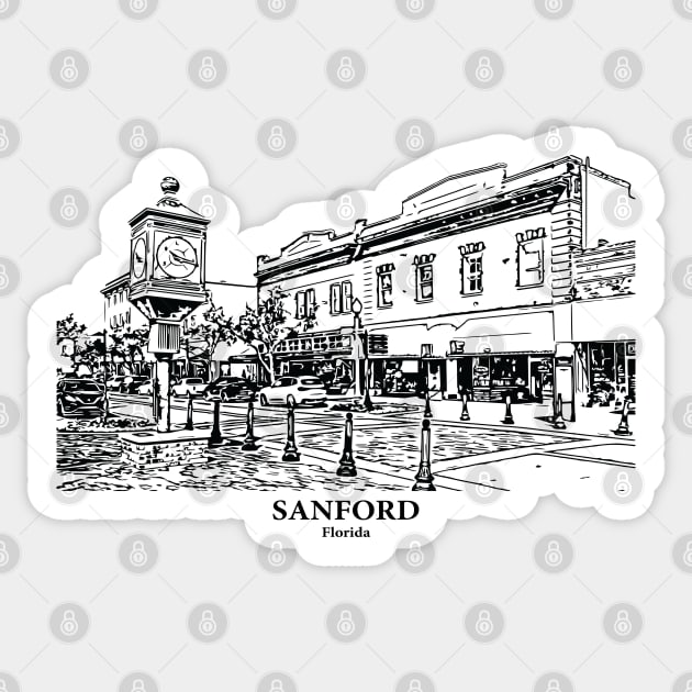 Sanford - Florida Sticker by Lakeric